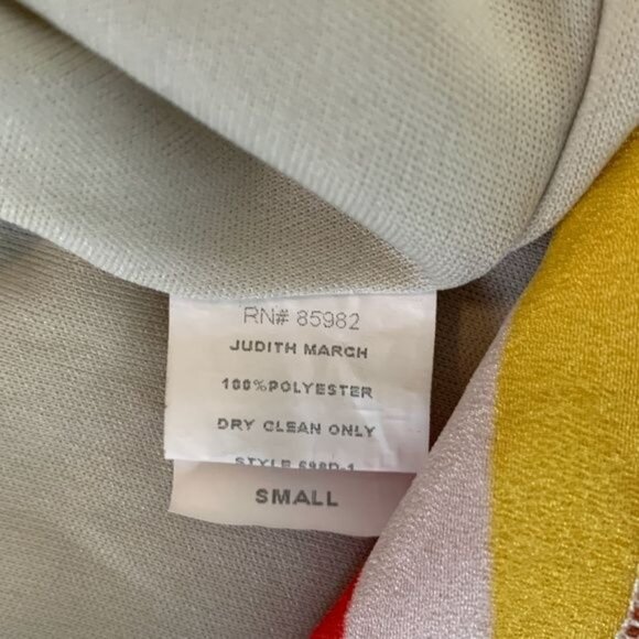 Judith March Dress Womens Small Sundress Mini Orange Red Sleeveless Casual Work - Picture 12 of 12